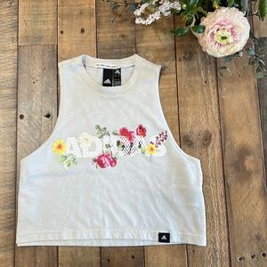 Adidas Floral Crop Top